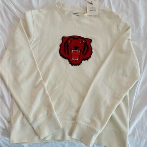 Sandro Sweater with Tiger Graphic